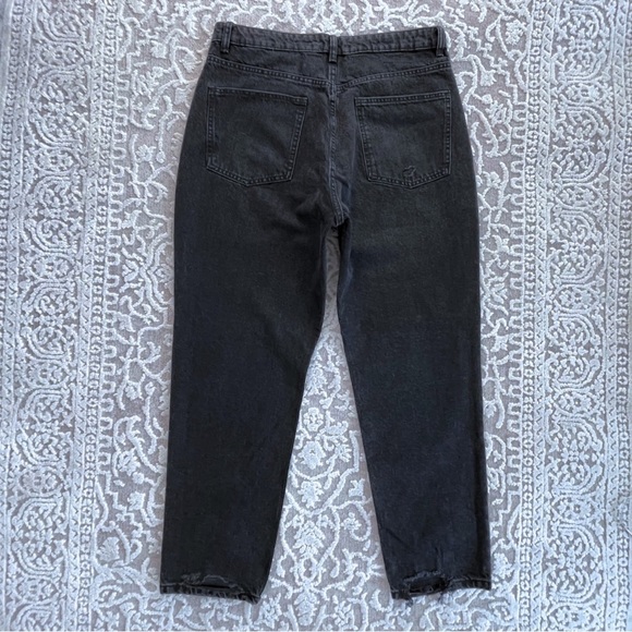 NWT Zara High Waist Crop Jeans - Picture 9 of 12